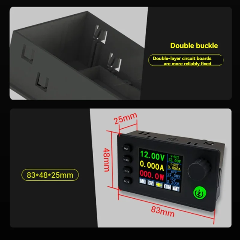 FULL-SK150C avec ZK-U2T 1.8 pouces écran couleur affichage DC réglable Module d'alimentation régulée 8A 150W DC7-36V CNC levage Vo