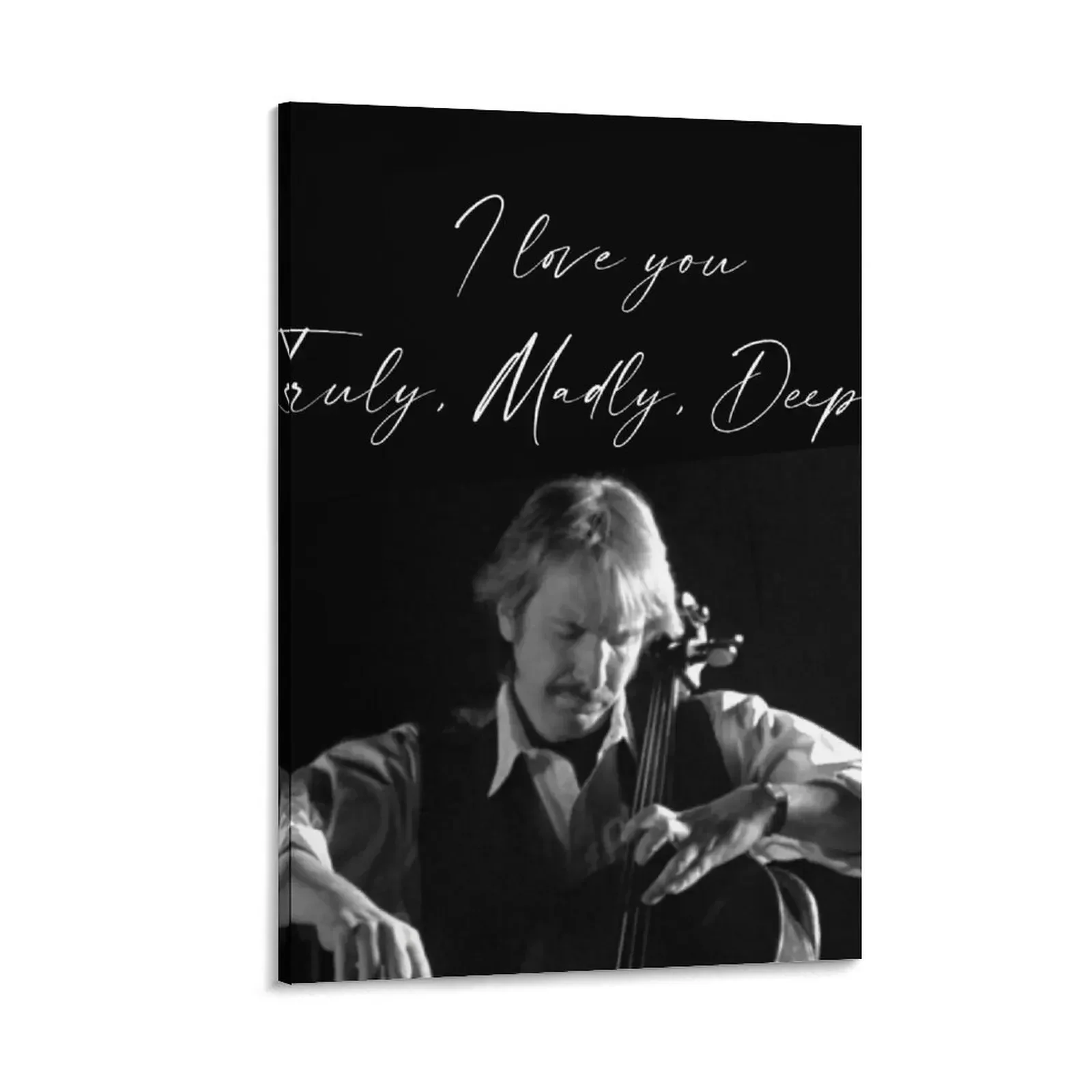 

I Love You Truly, Madly, Deeply Alan Rickman Canvas Painting bedroom decoration decorative pictures for the room