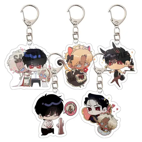 The Blossom of The White Night BL Yaoi Manhwa KeyChain Acrylic Brothers Without A Tomorrow Stand Anime Collectible Gift