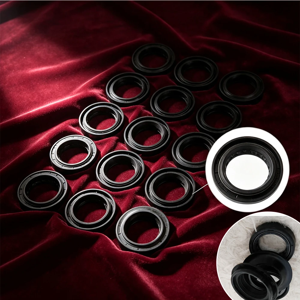 4pc/20pc 26X37X10.5 26*37 Front Fork Oil Seal 26 37 Dust Cover For SUZUKI 50 A KB 1977 50 AH ADDRESS 1992-1998 CP50 CP 50 85-94