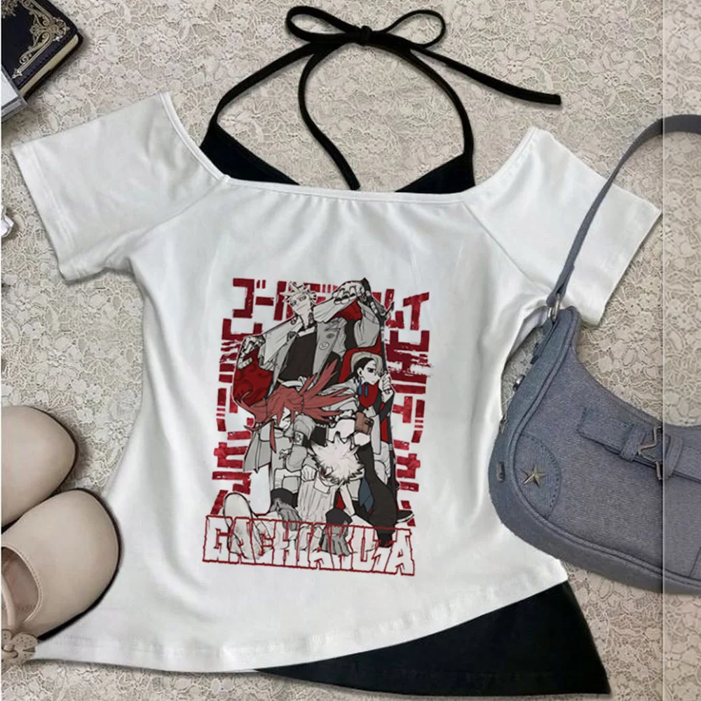 Gachiakuta crop top teen party cutecore japanese t-shirt clearance sales graphic funny streetwear