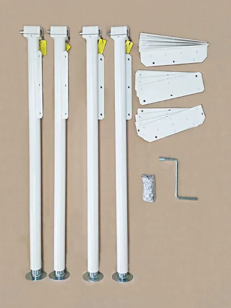 Acessórios de reboque duráveis e resistentes, manual, elétrico, piggyback, acampamento, carro, estacionamento, estrutura de perna estável, máquinas