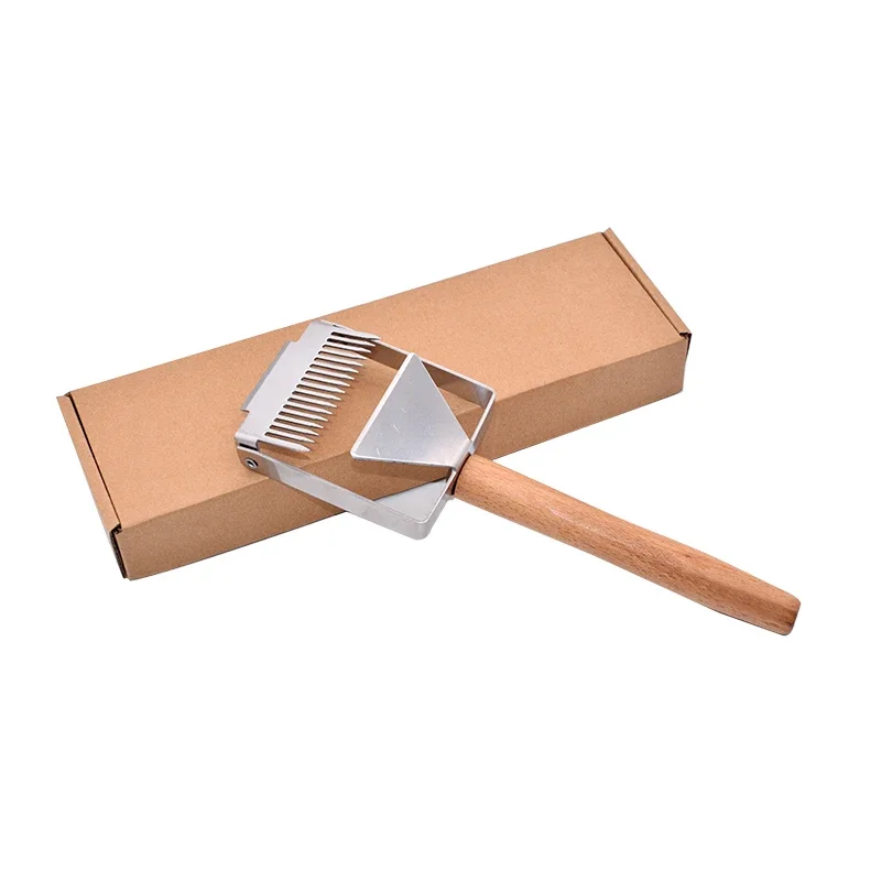 

Professional Beehive Uncapping Fork with Scraper for Pollen Shovel Propolis Honey Cutter Uncapping Scraper Beekeeping Tools