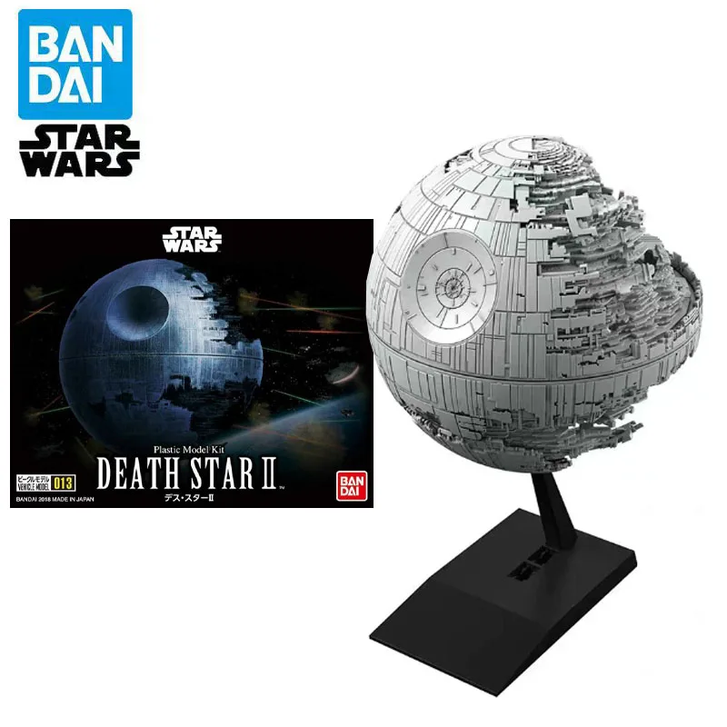 

Bandai Genuine STAR WARS Model Garage Kit DEATH STAR2 Anime Action Figure Toys for Boys Collectible Toy Ornaments Gifts