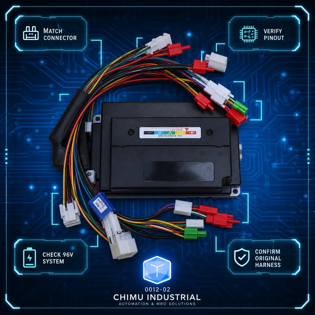 【CHIMU INDUSTRIAL】 DKYS EM100SP FOC Motor Controller 96V 150A for Electric Motorcycle EV Smart Programming Drive System Parts