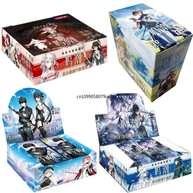 

Wuthering Waves Card Tide Celebration Collection Animation Online Game Comic Characters Photocard Flash Gift Toy Original Box