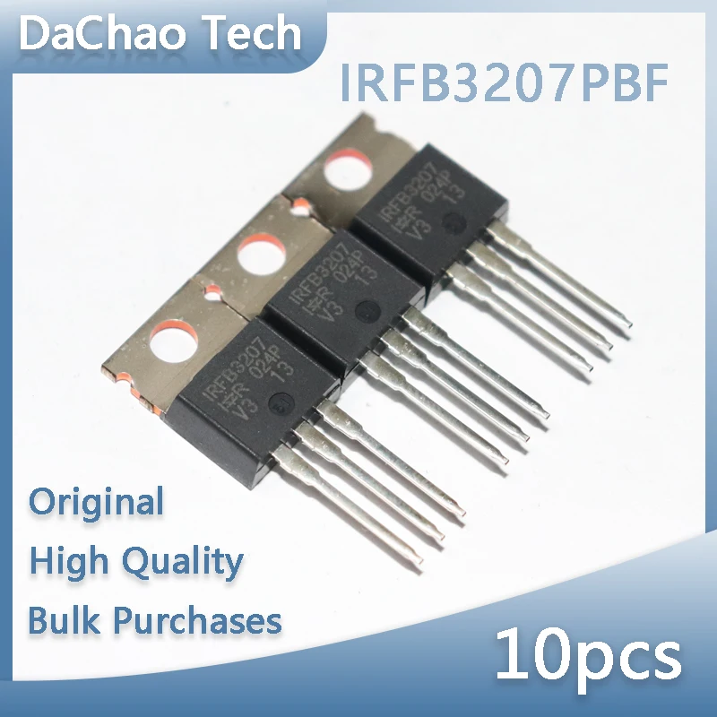 

10pcs IRFB3207PBF IRFB3207 75V 180A IR FET MOSFET TO-220 Original New