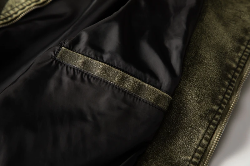 Chaquetas de cuero masculinas de alta calidad Hombres chaqueta de motocicleta Stand Collar Zipper Bolsillos PU Coats Biker Faux Fashion Outerwear