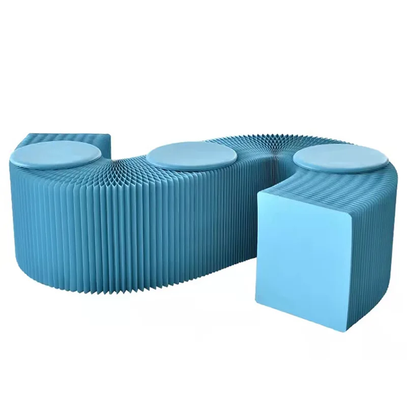 

Creative folding telescopic lazy sofa stool, low stool, fashionable living room furniture organ