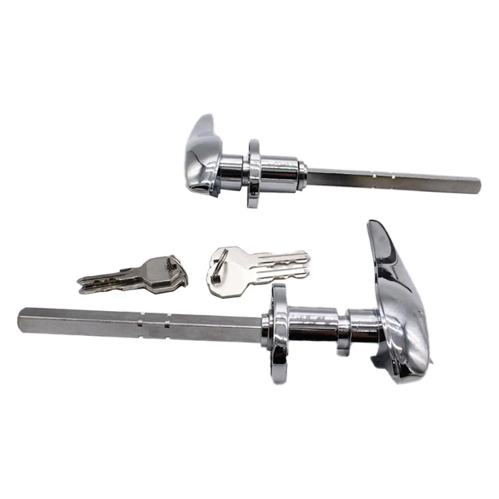 2x Car Outside Locking Door Handles Reliable Auto Accessories with 4 Keys for