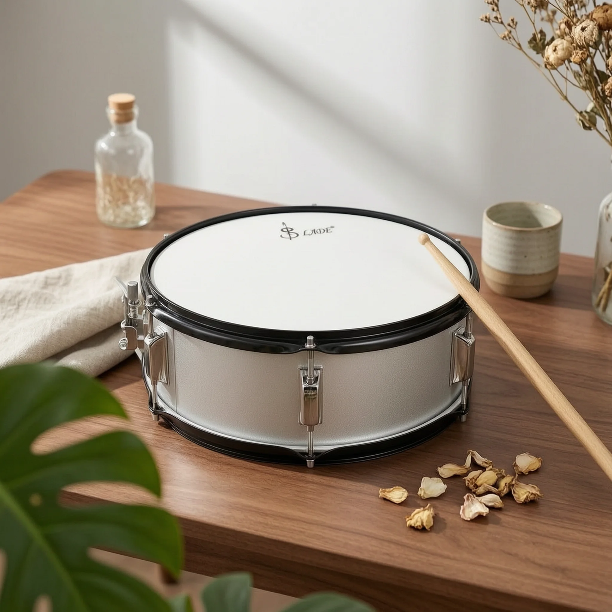 marching-snare-drum-includes-drumsticks-14-inch-snare-drum-music-gear-sturdy-metal-shell-for-students
