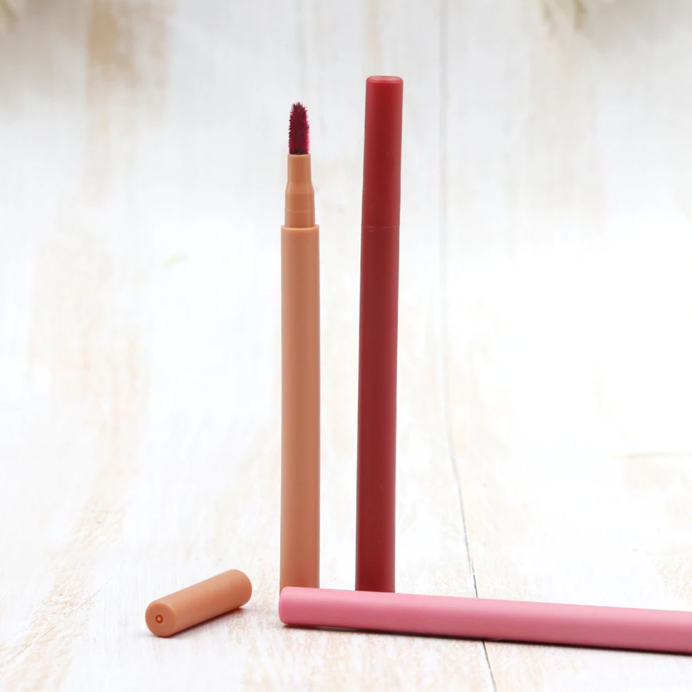 Custom Logo Matte Liquid Lip Liner Private Label Wholesale Pigment Long-Lasting Waterproof Easy To Apply 8colors Tube Makeup