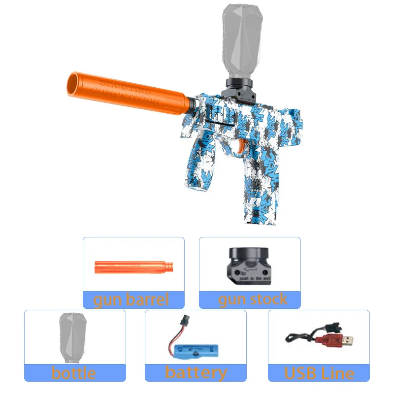 ปืนของเล่นยูซี่ ปืนไฟฟ้าแบบยิงอัตโนมัติ รุ่น AUG P90 สำหรับเล่นกีฬากลางแจ้ง ความเร็วสูง ชาร์จซ้ำได้ เกมแบบอินเทอร์แอคทีฟ สำหรับเด็กผู้ชายและผู้ใหญ่ ของขวัญ