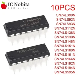 74LS90 74LS92 74LS93 74LS112 74LS138 74LS139 74LS148 74LS151 74LS160 74LS161 74LS164 74LS192 74LS194 74LS595 DIP-14 DIP-16 New