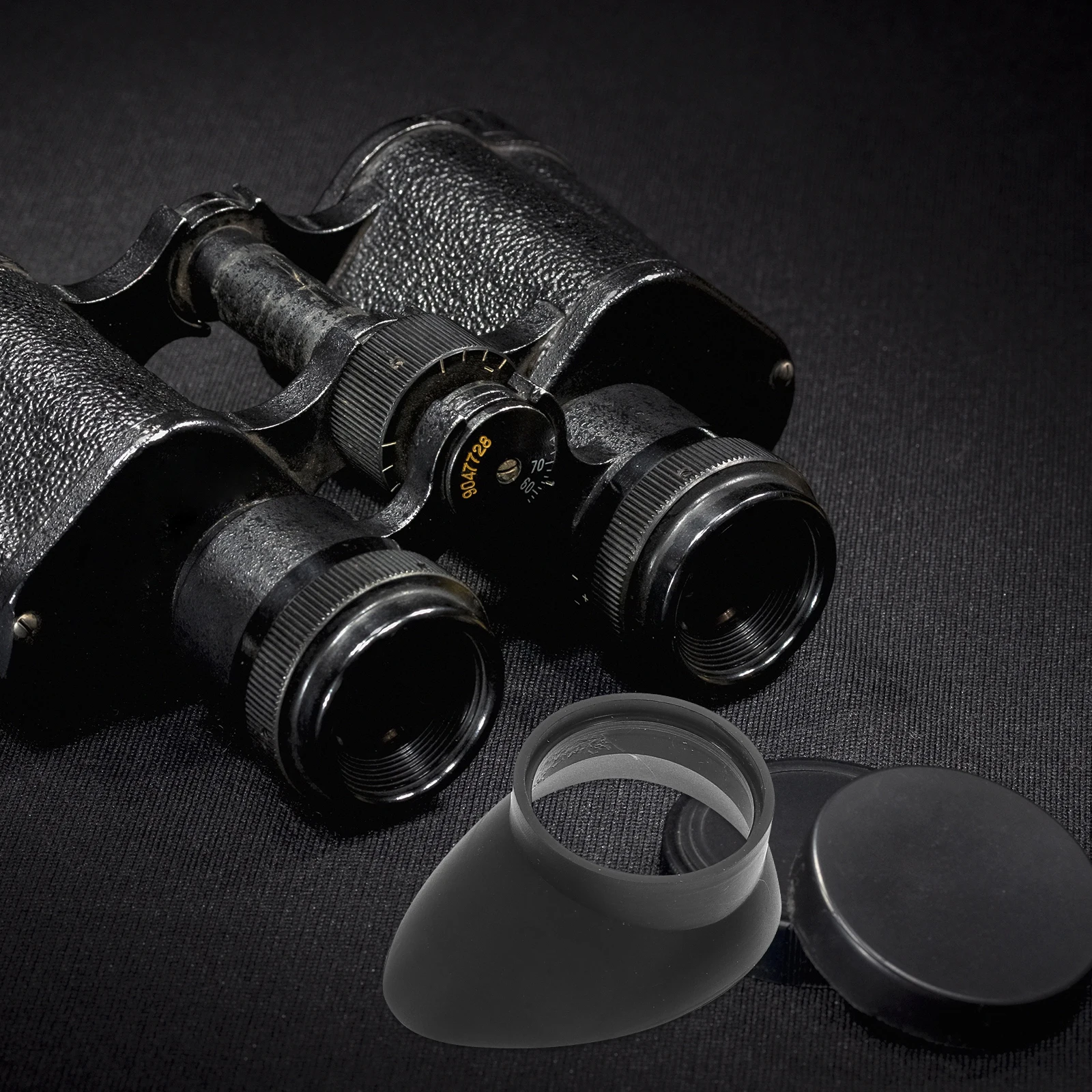 

2pcs Microscope Eyepiece Hood Rubber Cap Telescope Binocular Comfortable Easy Installation Accessories