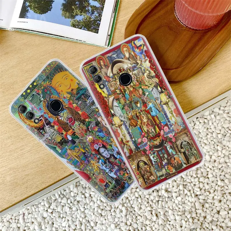 Complex picture digital collage Phone Case For Honor 50 20 Pro 10i 9 Lite 9X 8A 8S 8X 7S 7X 7A Huawei P Smart Z 2021 Y5 Y6 Y7 Y9