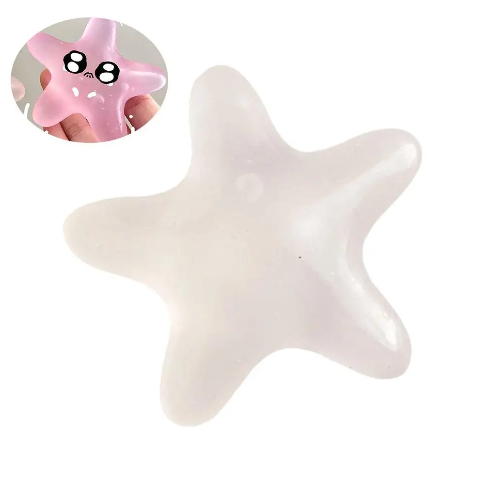 Squeeze Toy For Kid's Color Changing Starfish Funny Silly Maltose Balls Squeezing Kids Gift Stress Reducing Toys