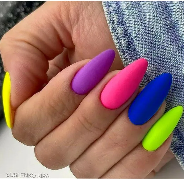 7ML Fluorescent Gel Nail Polish Summer Neon Gel Polish Vernis Semi Permanent Varnishes Nail Art Manicure Soak Off UV LED Gel