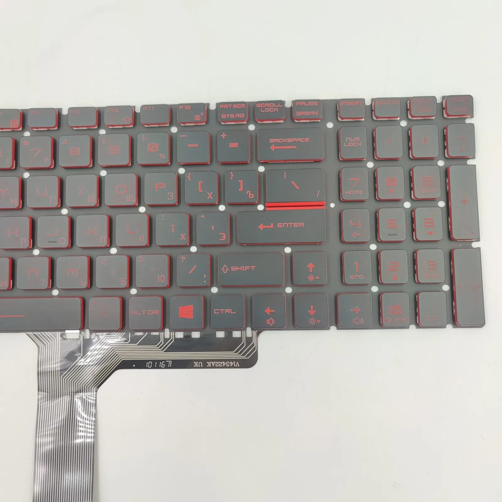 تخطيط US RU للوحة مفاتيح الكمبيوتر المحمول MSI GS60 GS63VR GS70 GS72 GS73 GT62 GT72 GT73VR GL62M