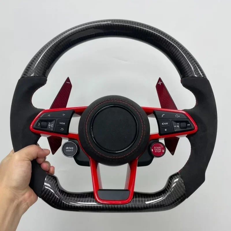 

Car Steering Wheel Assembly For Audi A3A4A5A6A7A8 R8 Universal multi-function Custom Steering Wheel Decoder Interior Accessorie