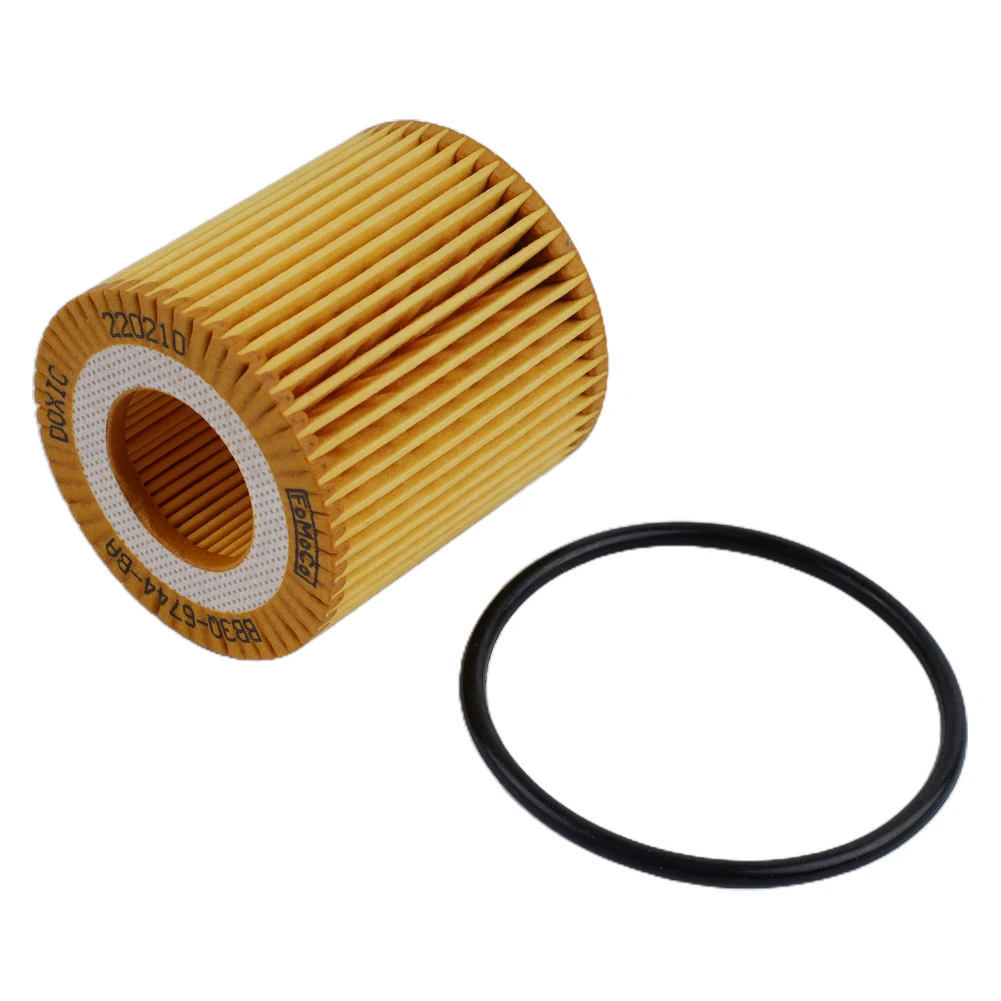 Filtro de óleo para motor de carro, substituição plug-and-play, fácil instalação, amarelo, sem montagem necessária, BB3Q-6744-BA