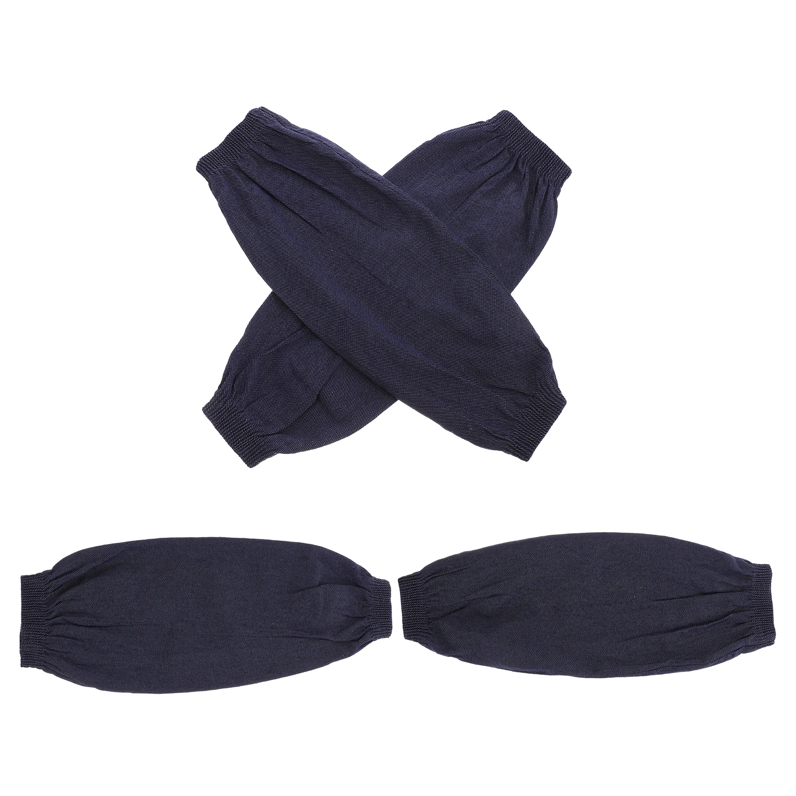 

2 Pairs Thickened Arm Protector Cuff Antiwear Forearm Protectors Denim Long Welding Sleeves Abrasion Resistant Arm Guards Heat