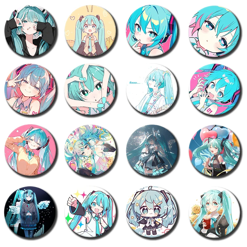 1PC Anime Button Pin Handmade Brooch for Clothes Cartoon Badge Backpack Decoration Jewelry