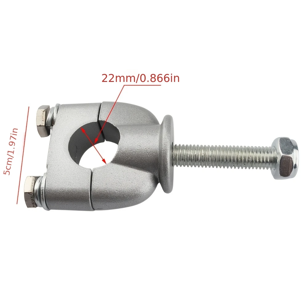 1 Pair 7/8' 22mm Motorcycle Handlebar Risers Mount Mounting Riser Clamp For Dirt Pit Bike Motorbike Accessories Universal view 3