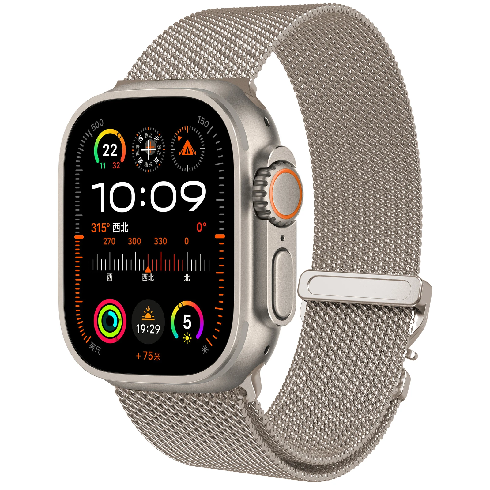 milanese Loop for apple watch Straps 45mm 44 mm 46mm 49mm 40mm 41mm 42 38 Metal bracelet iwatch series 6 7 8 9 SE 10 Ultra2 band