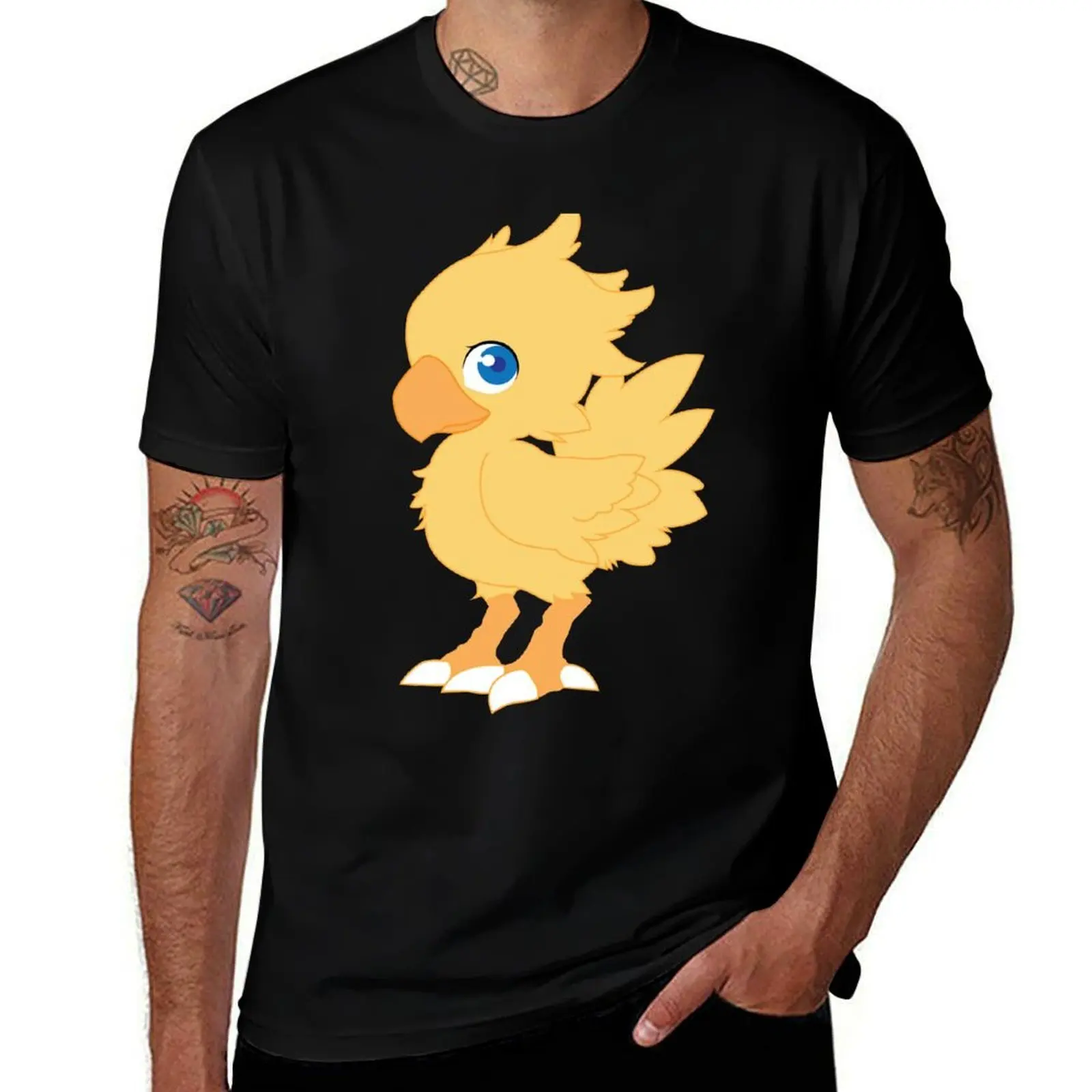 

Chocobo T-Shirt cotton tshirt 100% t shirts for man cotton t shirt man casual T-shirt