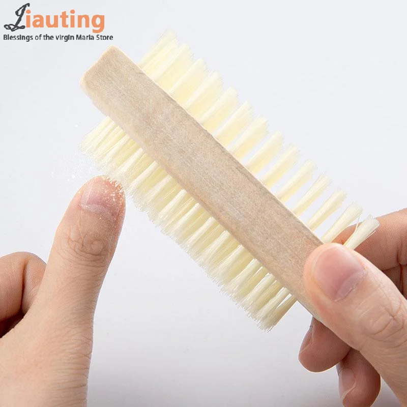 Double Sides Nail Brushes Hand Fingernail Brush Cleaner Scrubbing Pedicure For Toes And Nails Men Women Manicure Pedicure Tool