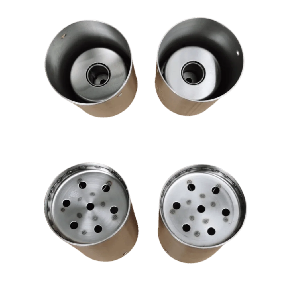 Stainless Steel Golf Hole Cup Metal Construction Bottom Drain Hole Golf Putting Cup 10.8cm Outer Diameter 15cm Height