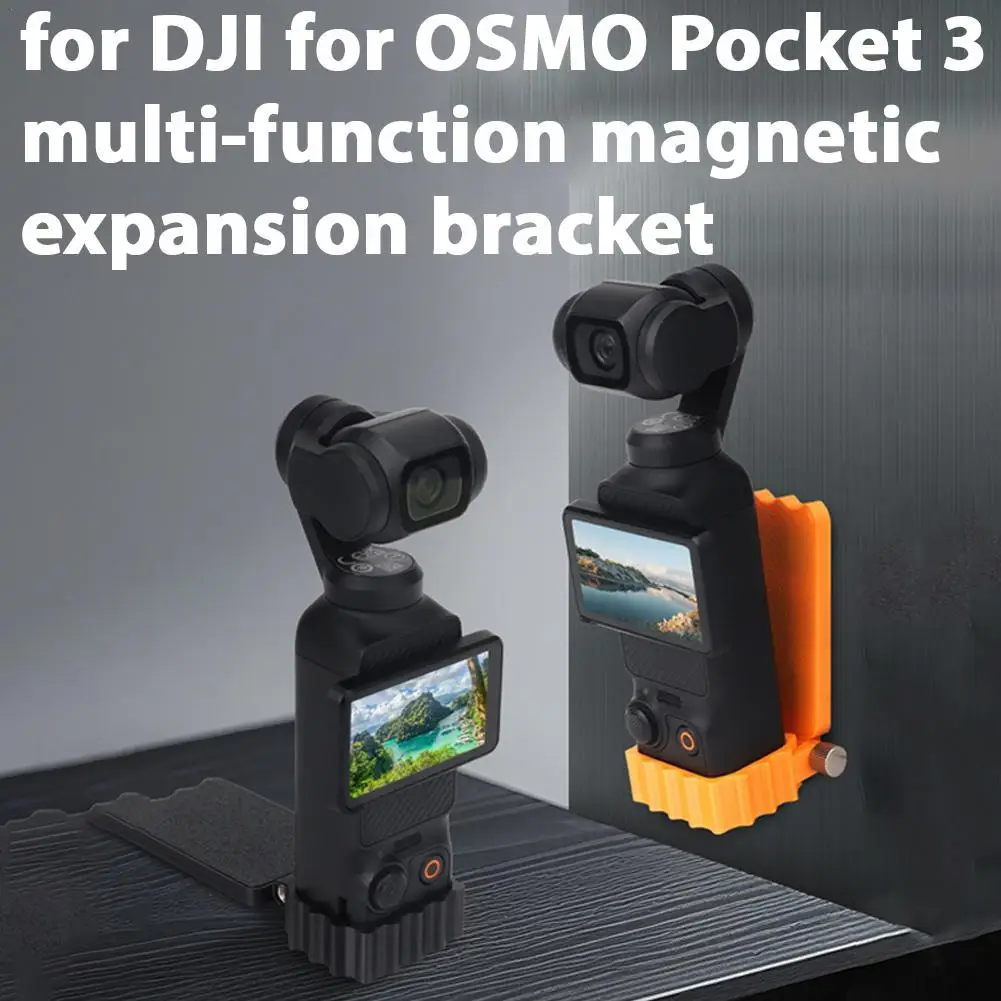 

Multifuctional Magnetic Bracket Mount for dji OSMO Pocket 3 Expansion Adapter Magnet Steering Holder Bracket For Pocket 3