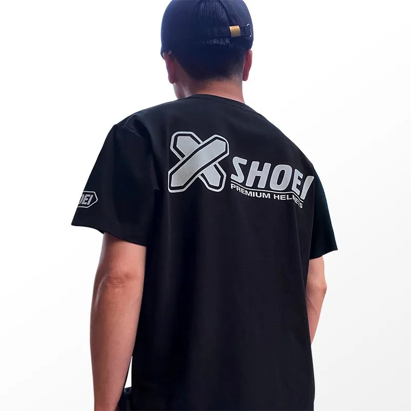 

Latest Printed Motorcycle Summer Racing Quick Drying Short Sleeved Cycling Round Neck