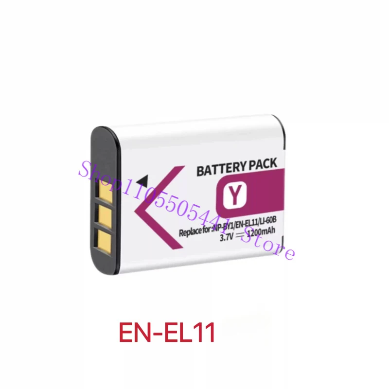 Replacement Battery & Charger for Nikon EN-EL11, Compatible with Coolpix S01 S02 S550 S560 S660 Digital Camera