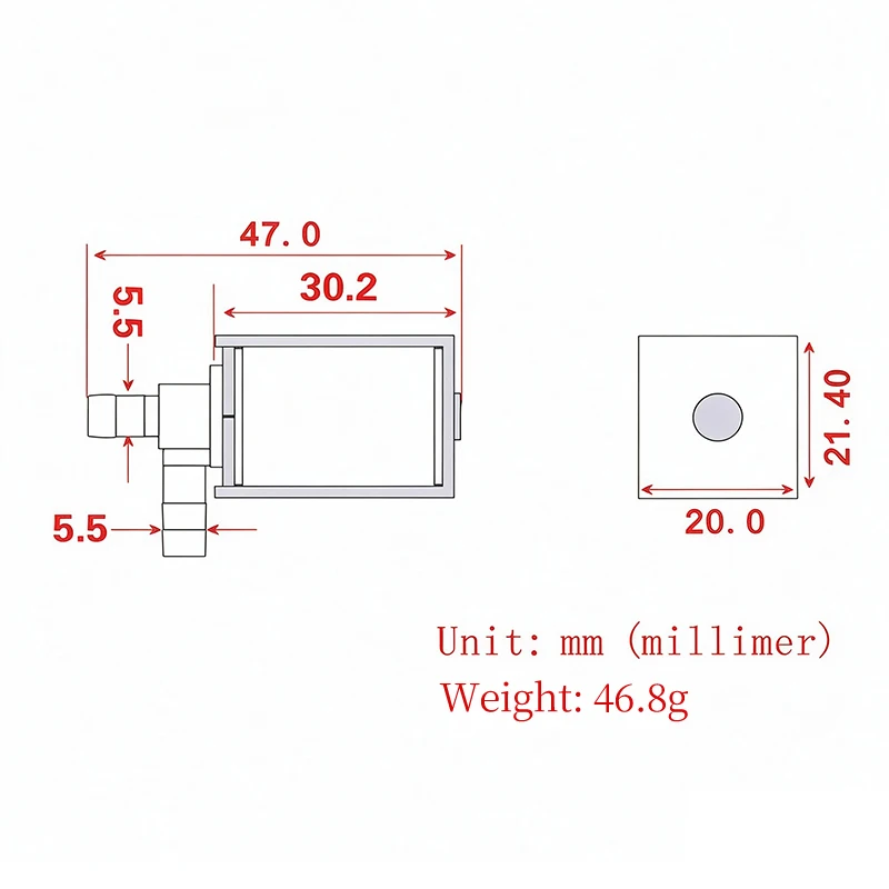 Miniature Electromagnetic Water Solenoid Valve 6V 12V 24V Normally Open Normally Closed, Small Electric Control Valve