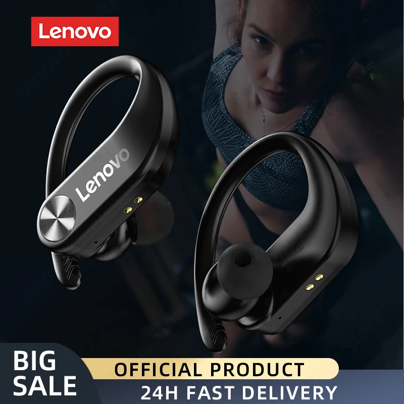 Lenovo Original LP7 TWS Kopfhörer Drahtlose Ohrhörer Bluetooth-Kopfhörer Earpods Wasserdichtes Headset Reduzieren Sie Lärm Musik mit Mikrofon