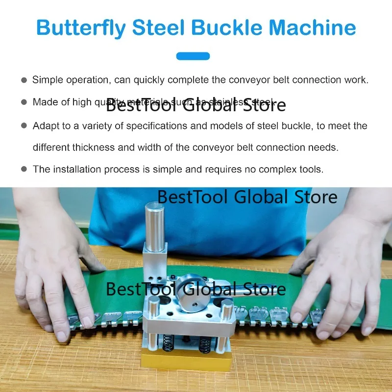 Mini 4 Conveyor Staples Fasteners Installation Tools Mechanical Splicing Lacing Machine Fasteners Lacing