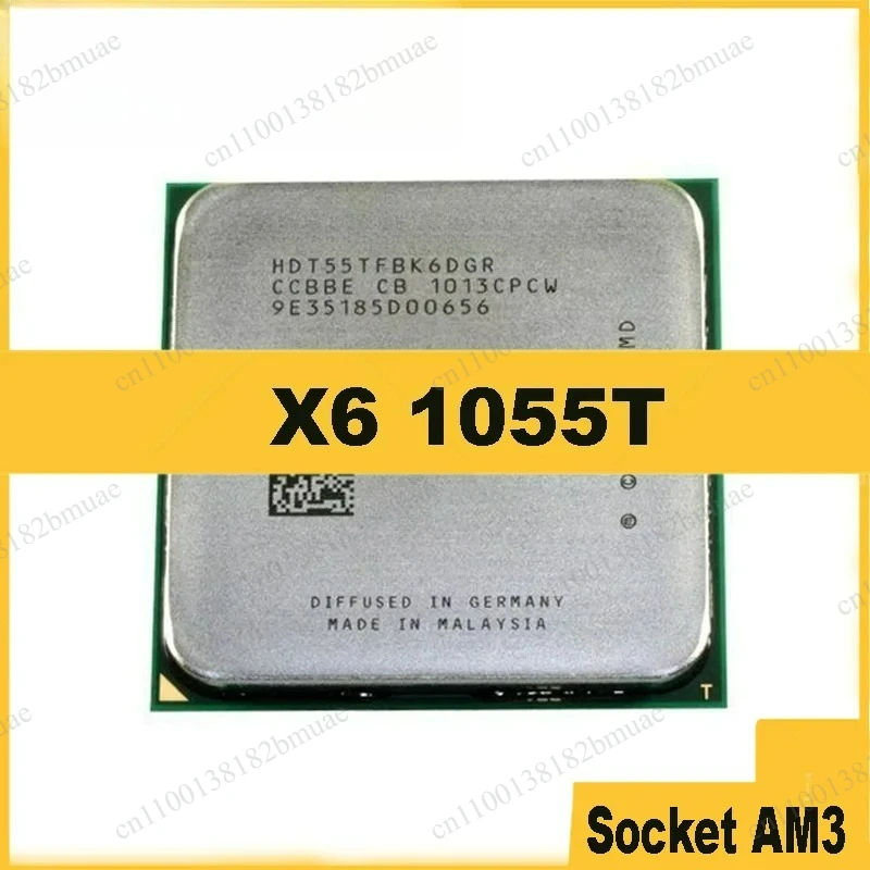 II X6 1055T 2.8G 95W Six-Core CPU Processor HDT55TWFK6DGR Socket AM3