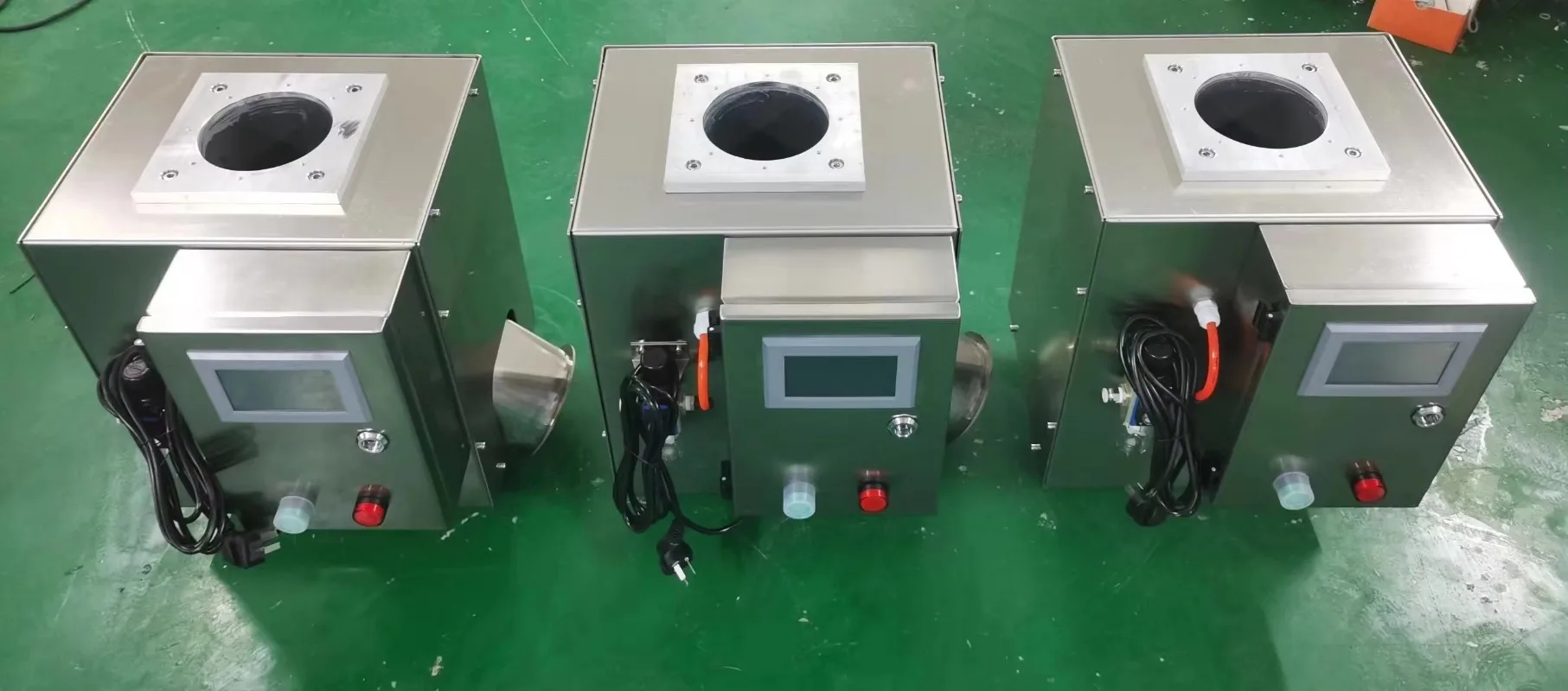 Drop Type Go Through Metal Detector for Food in the Packing Line