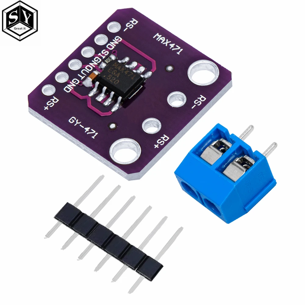 GY-471 MAX471 3A Current Sensor Module Consume Current Detection Module for Arduino DC 0 -30V