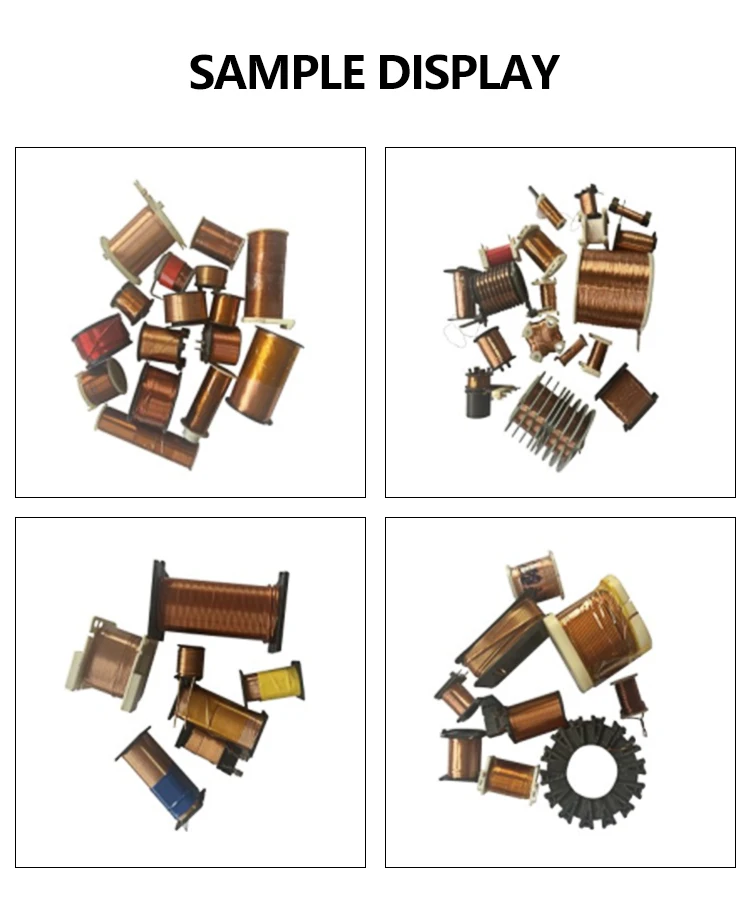 Máquina de enrolamento de bobina de fio plano de cobre de 50 m2, operação fácil para fazer bobinas de transformador com componentes de núcleo de motor