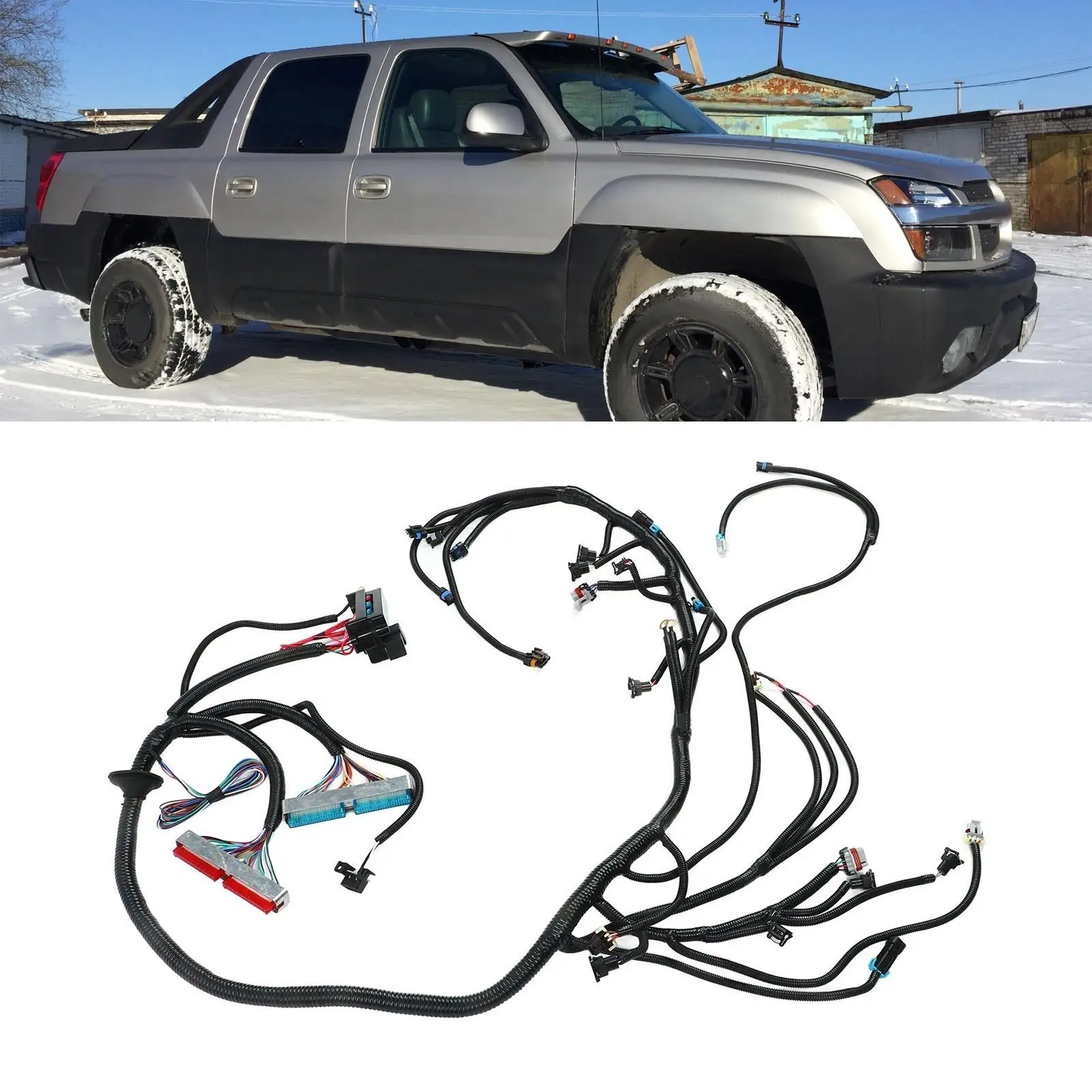 السيارات الوقوف وحده سلك تسخير T56 DBC محرك بواسطة سلك لمحرك GM LS 4.8 5.3 6.0 1997 1998 1999 2000 2001 2002 2003-2006 #2