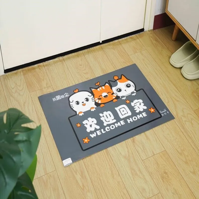 sterilization carpet home choice dust removal rug quick clean dirt cartoon no smell repeat use entrance door Anti slip foot mat