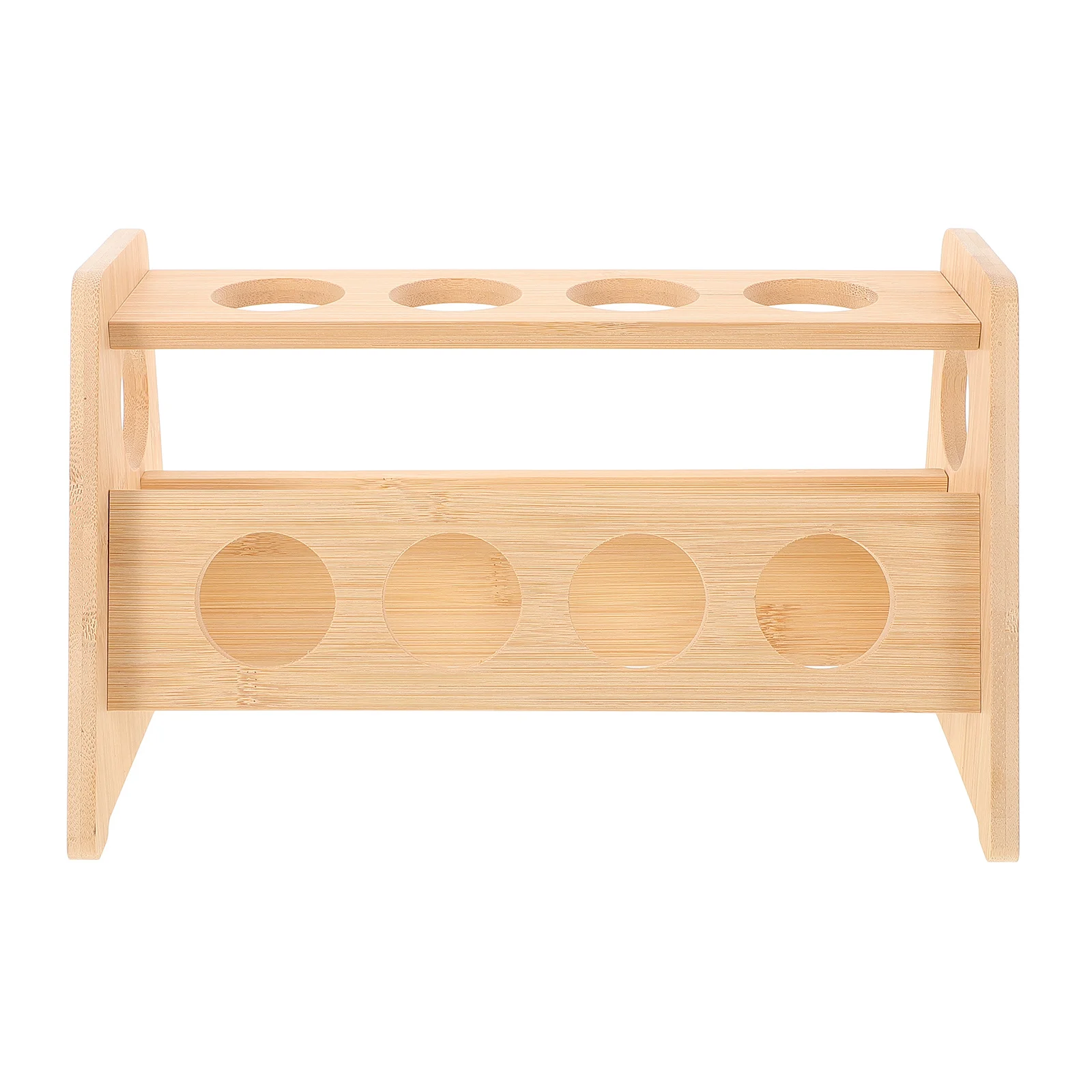 

Wood Spice Rack Organizer Multi-Slot Double-Tier Kitchen Countertop Storage Shelf Seasoning Bottle Holder Desktop Storage Rack