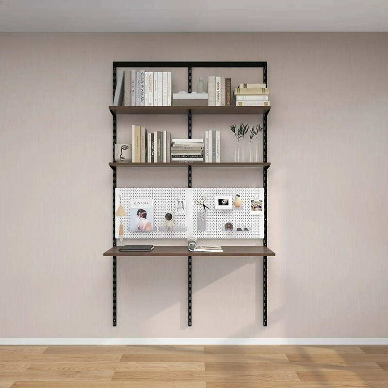 LTT wall baffle computer desk wall wall mounted shelf multi-layer bookcase