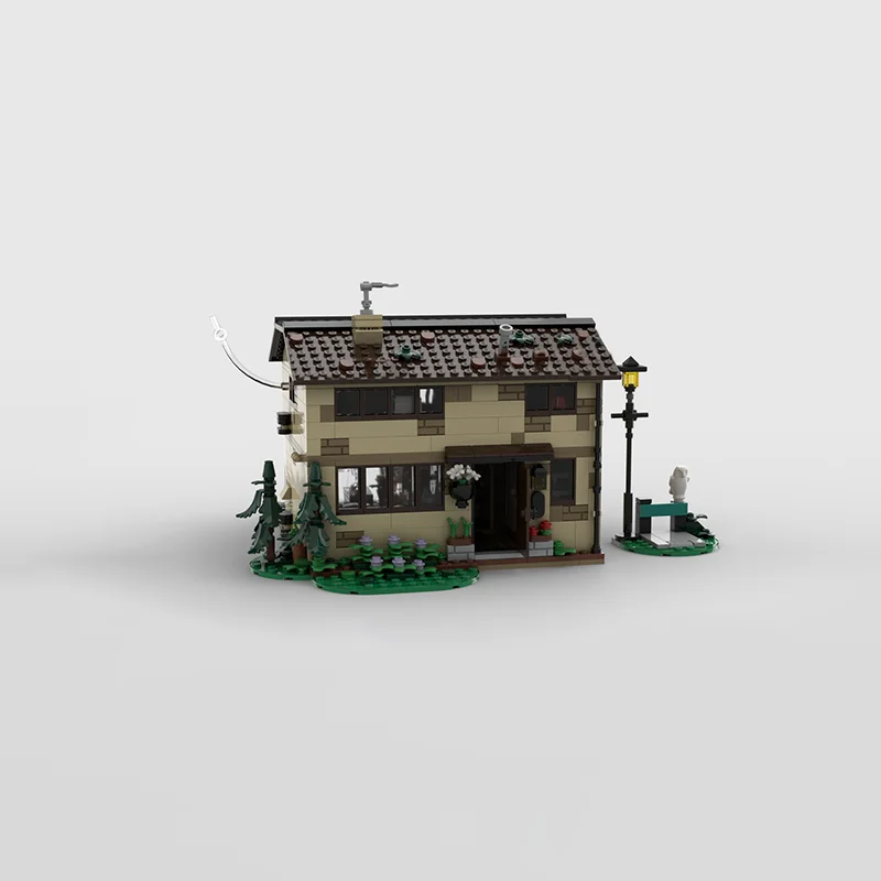 Populair filmmodel Moc-bouwstenen Traditionele populaire architectuur Model Technologie Baksteen DIY-montage Constructiespeelgoed