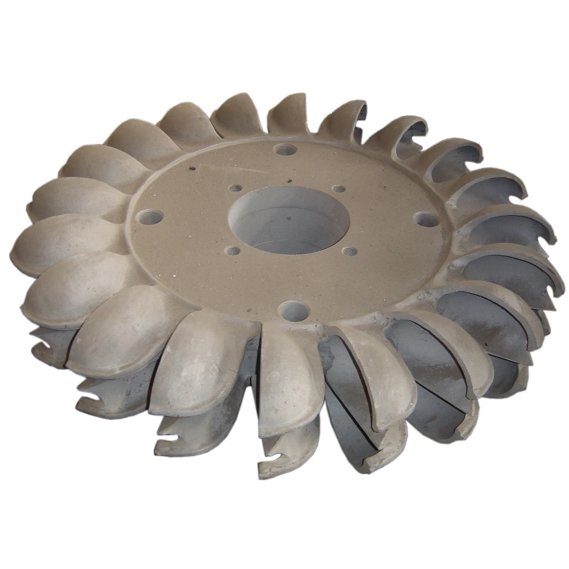 

Only Customized Factory Price Made in China Pelton Turbine Runner Hydro Power Generator Set Resin Sand Casting Parts