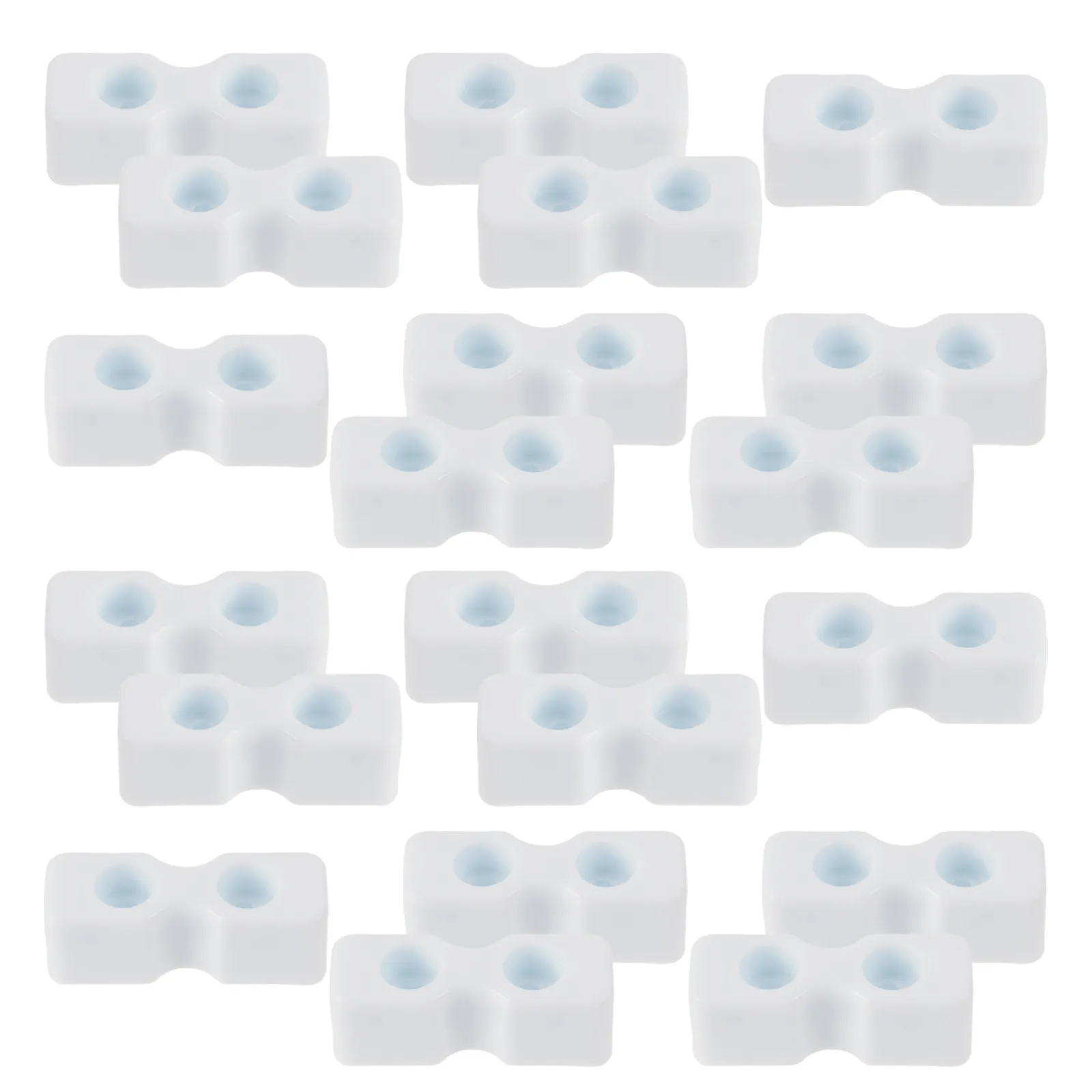 20Pcs Crib Board Pegs Plastic Bed Frame Accessories for Secure Panel Connection Enhanced Stability Safety Grip Universal Fit