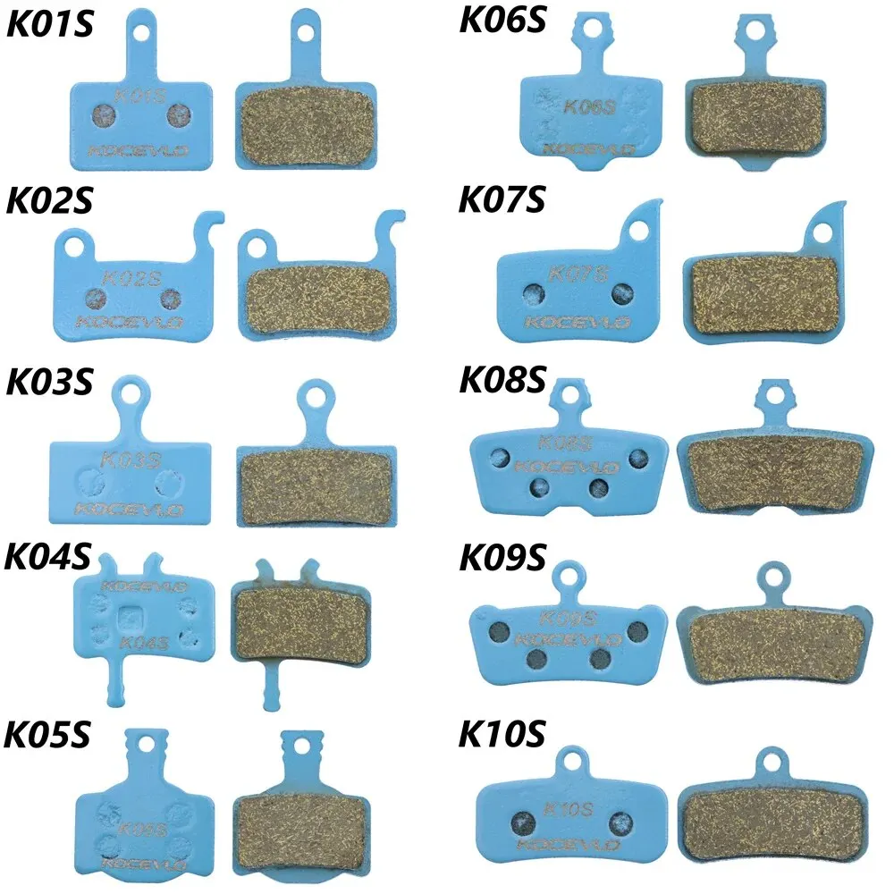 6 Pair (12pcs) Kocevlo MTB Hydraulic Disc Metal Brake Pads For B01S B05S SRAM AVID HAYES Magura ZOOM BRAKE Part